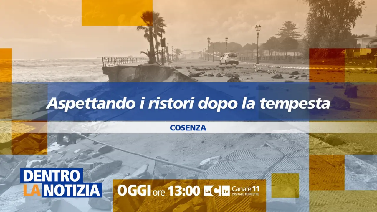 Aspettando i ristori dopo la tempesta, ne parliamo oggi a Dentro la notizia su LaC Tv\n