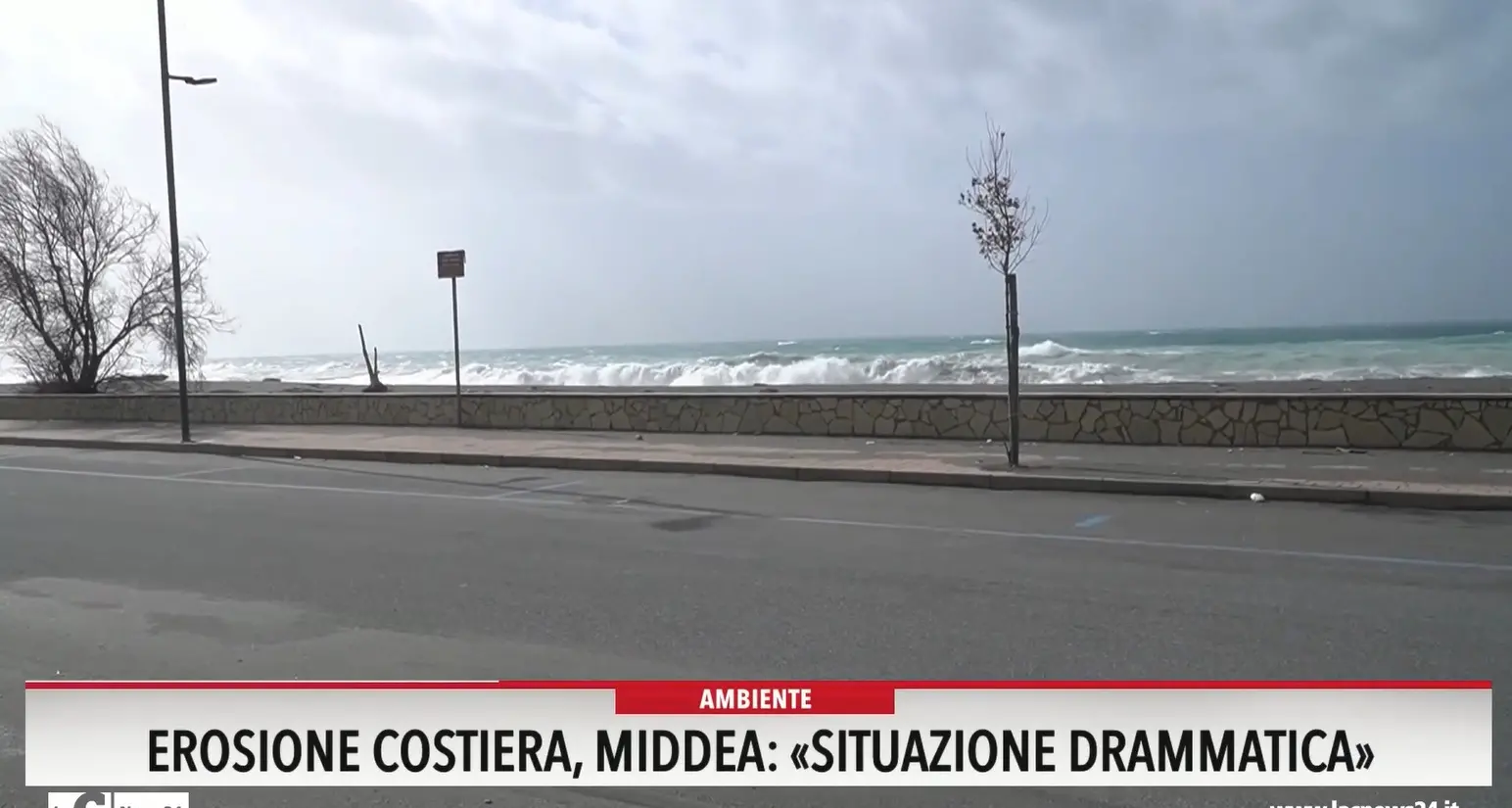 Erosione costiera, Middea: «Situazione drammatica»