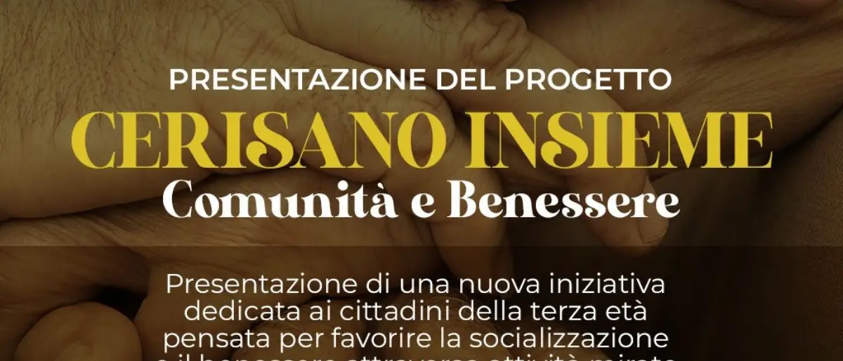 Cerisano, al via il progetto “Cerisano Insieme” per il benessere e l’invecchiamento attivo degli over 65\n