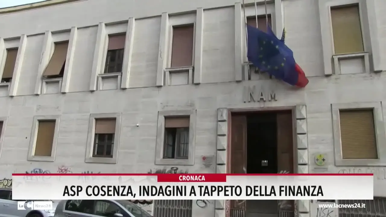 Asp Cosenza, indagini a tappeto della finanza