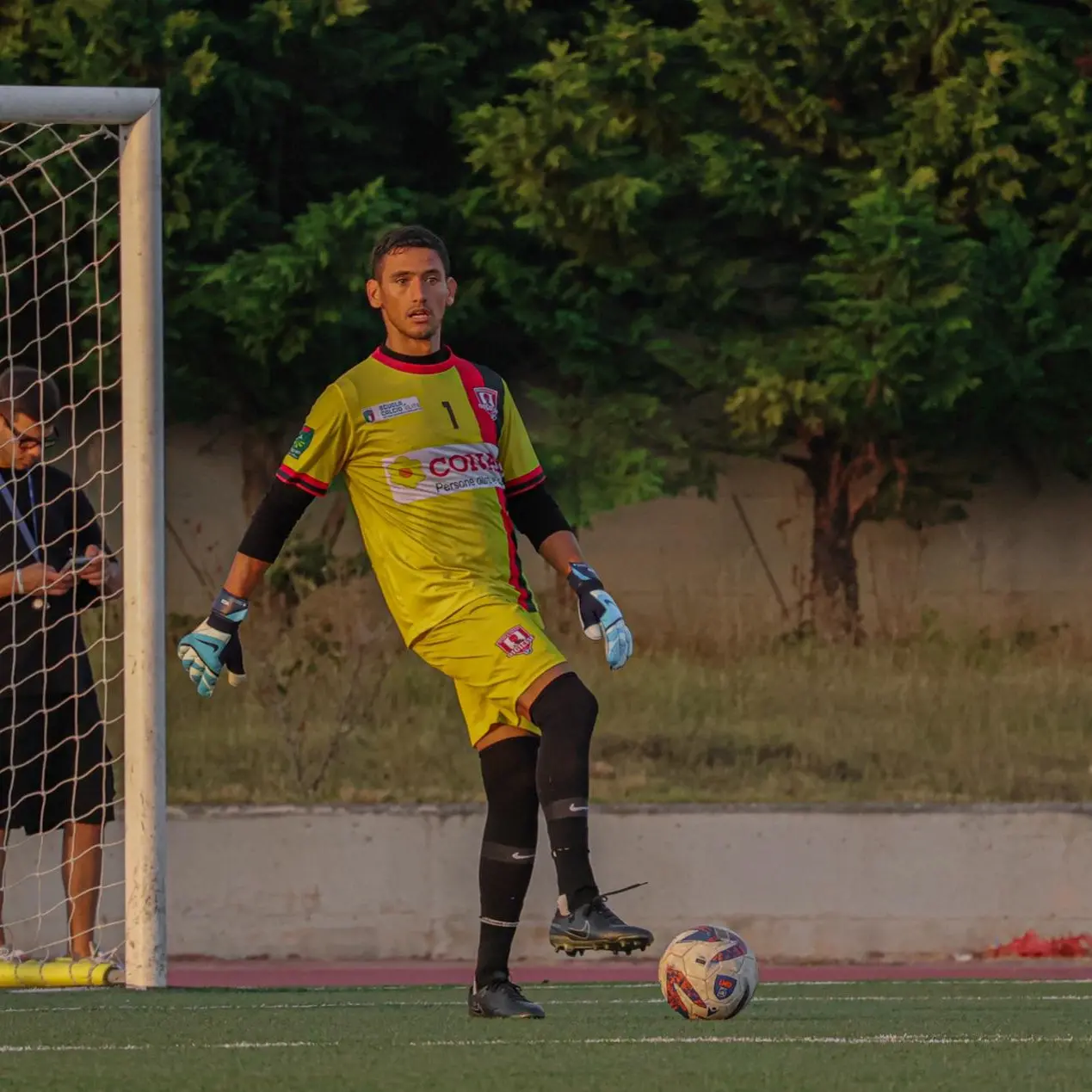 Il Praiatortora vola in Eccellenza, Piccioni eroe per caso: «Emozione unica segnare da portiere»\n