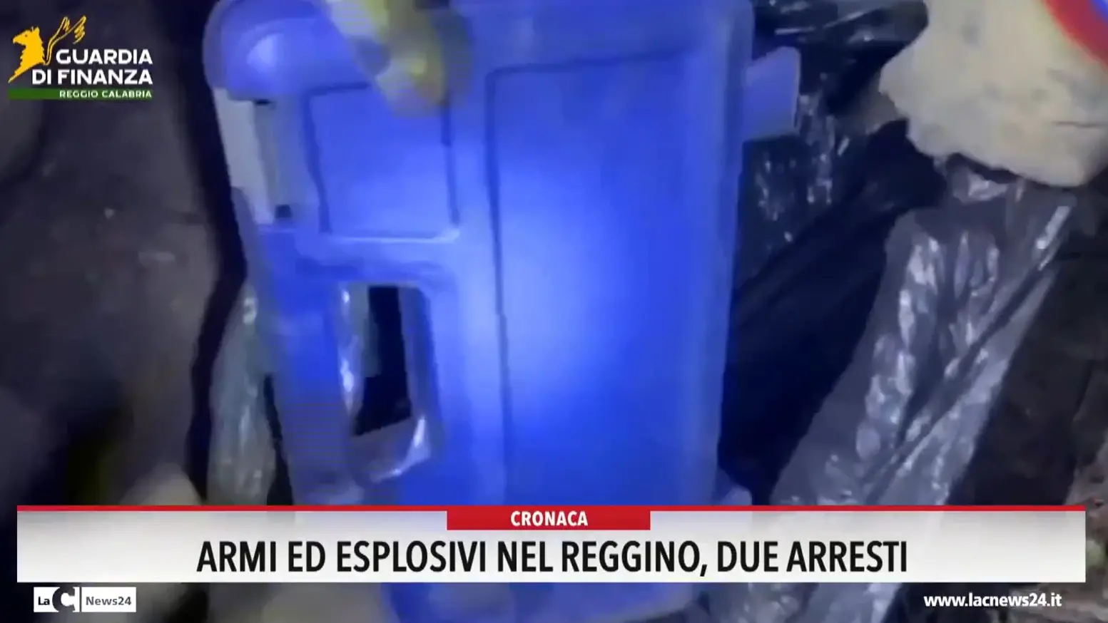 Armi ed esplosivi nel Reggino: due arresti