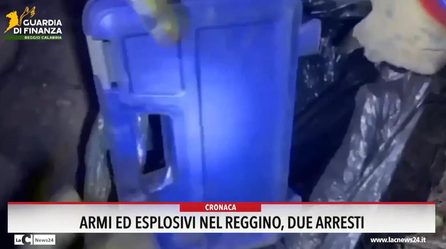 Armi ed esplosivi nel Reggino: due arresti
