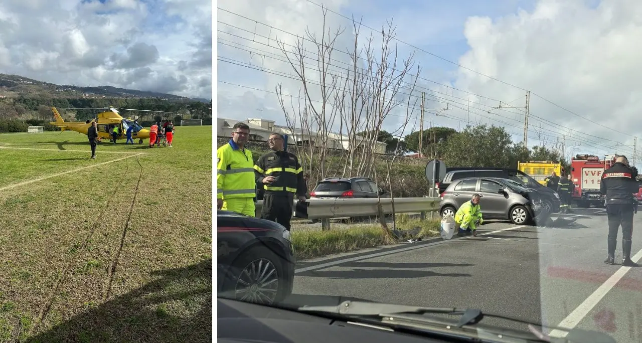 Schianto sulla SS18 a Fuscaldo: un ferito grave trasferito in elisoccorso\n