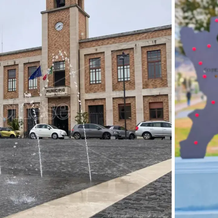 Arte, gioco, memoria e solidarietà in campo a Vibo Valentia: in piazza Municipio l’inaugurazione della statua interattiva \"Lascia un cuore in Calabria\".\n