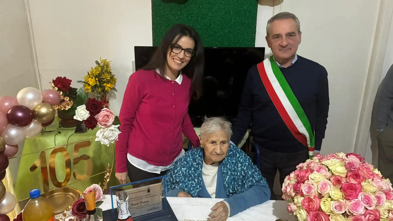 Un secolo e più di vita, a Girifalco nonna Teresa spegne\u00A0105 candeline\u00A0\n