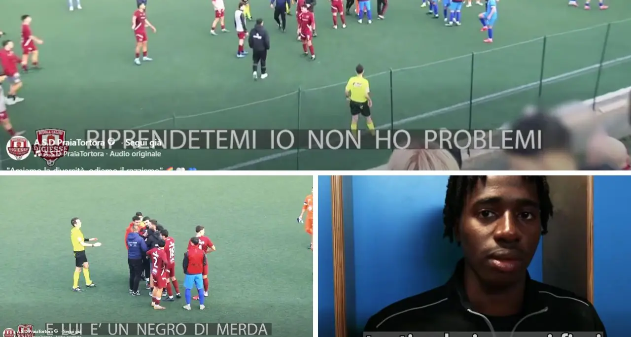 «Negro di m...», insulti razzisti e festa rovinata per il Praiatortora contro la Reggioravagnese\n