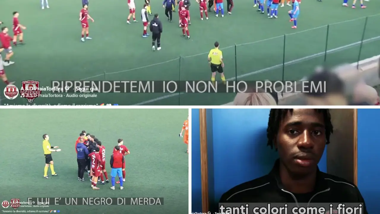 «Negro di m...», insulti razzisti e festa rovinata per il Praiatortora contro la Reggioravagnese\n