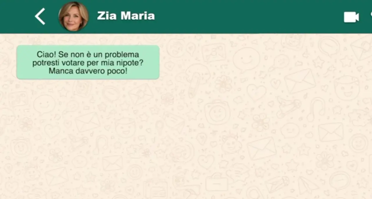 «Potresti votare per mia nipote?»: dilaga la nuova truffa su WhatsApp con messaggi che arrivano da persone conosciute (e ignare)\n
