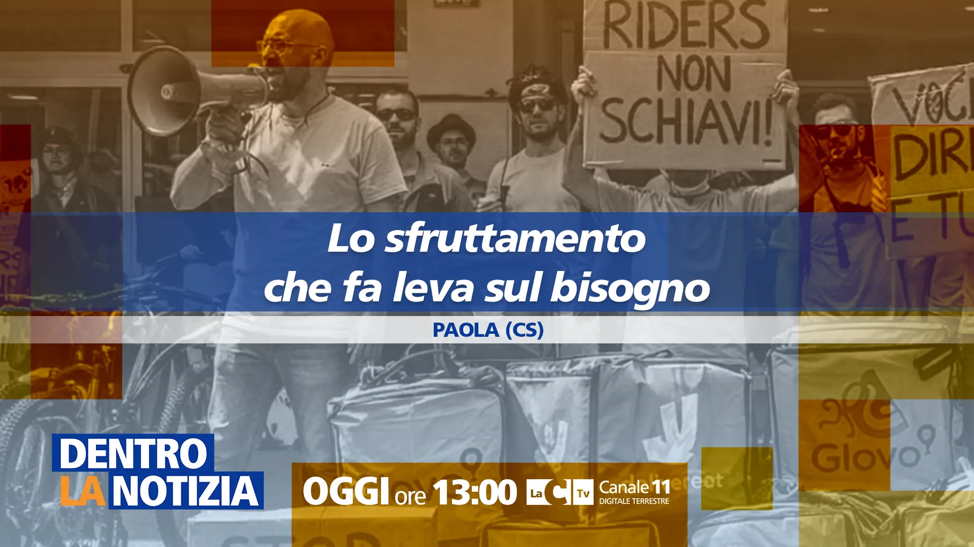 Sfruttamento dei rider e riflessione per la Giornata del Malato: oggi Dentro la notizia va a due velocità\n
