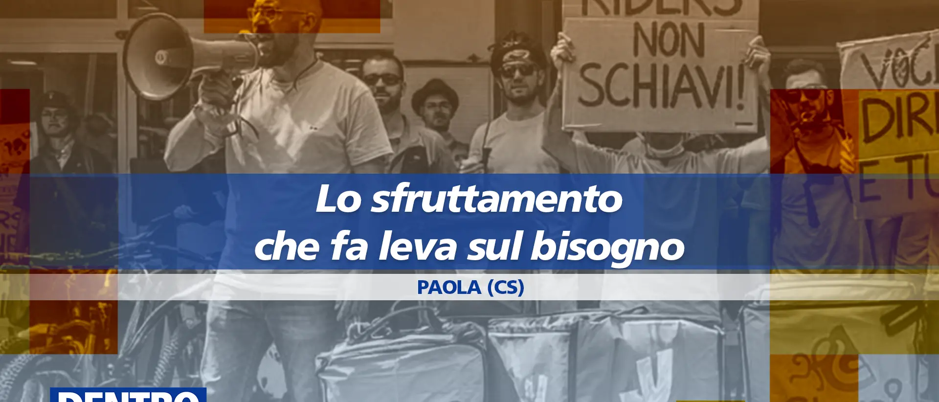 Sfruttamento dei rider e riflessione per la Giornata del Malato: oggi Dentro la notizia va a due velocità\n