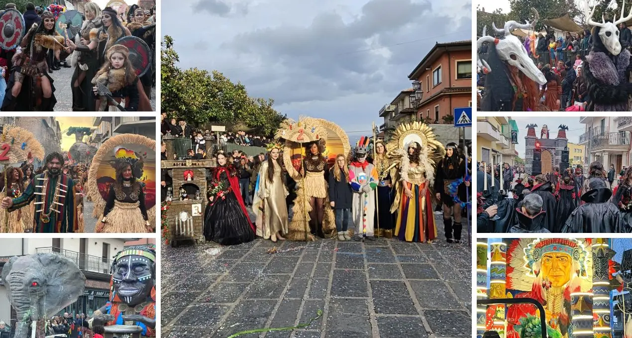 Carri allegorici e 500 maschere: successo per il Carnevale di San Calogero. A vincere l’edizione 2026 il rione Fontana Vecchia\u00A0\n