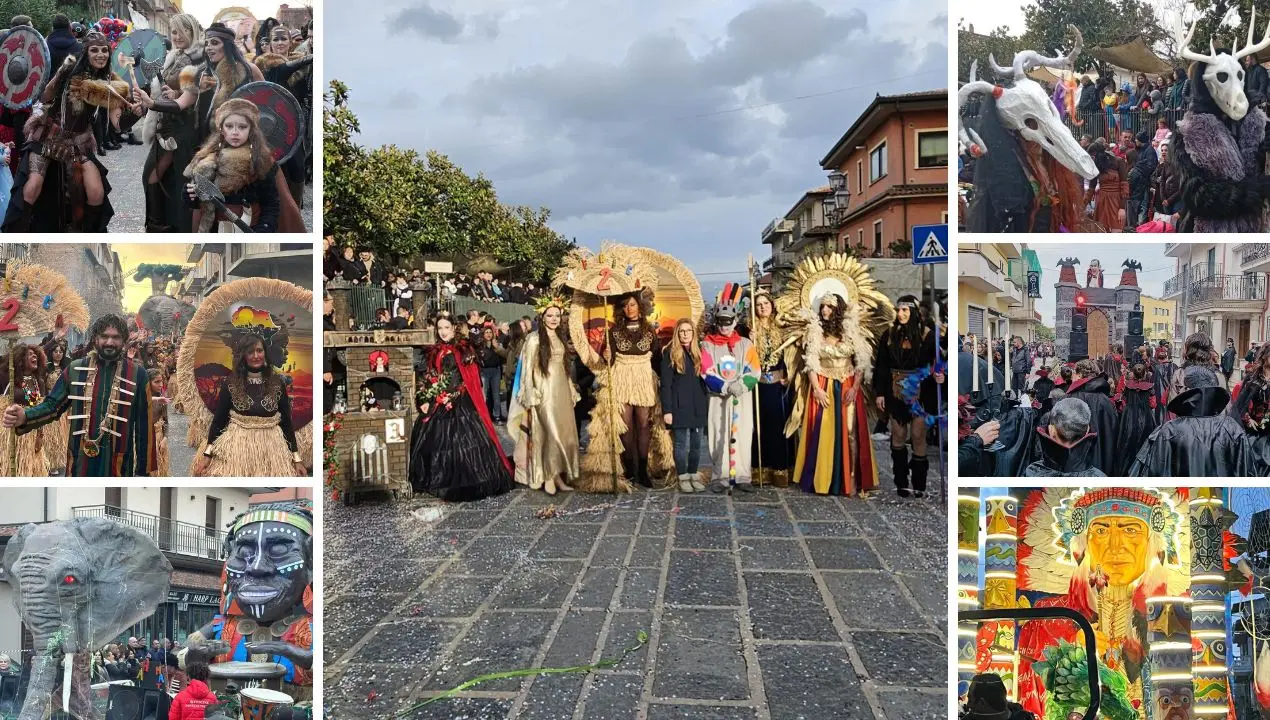 Carri allegorici e 500 maschere: successo per il Carnevale di San Calogero. A vincere l’edizione 2026 il rione Fontana Vecchia\u00A0\n