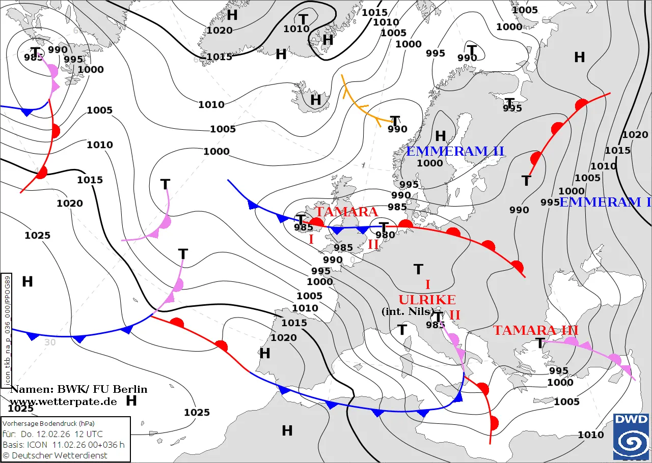 Ciclone Ulrike sulla Calabria: piogge fino a 150 mm e venti a 140 km/h\n