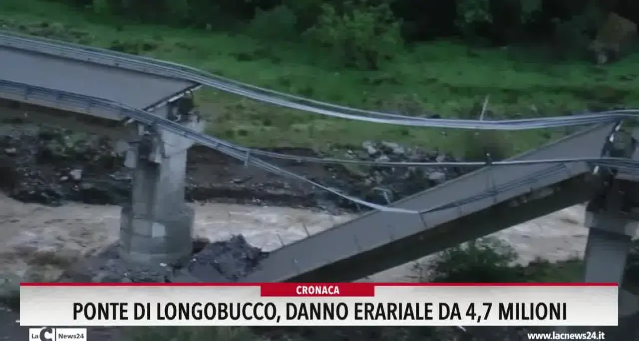 Ponte di Longobucco: danno erariale da 4,7 milioni