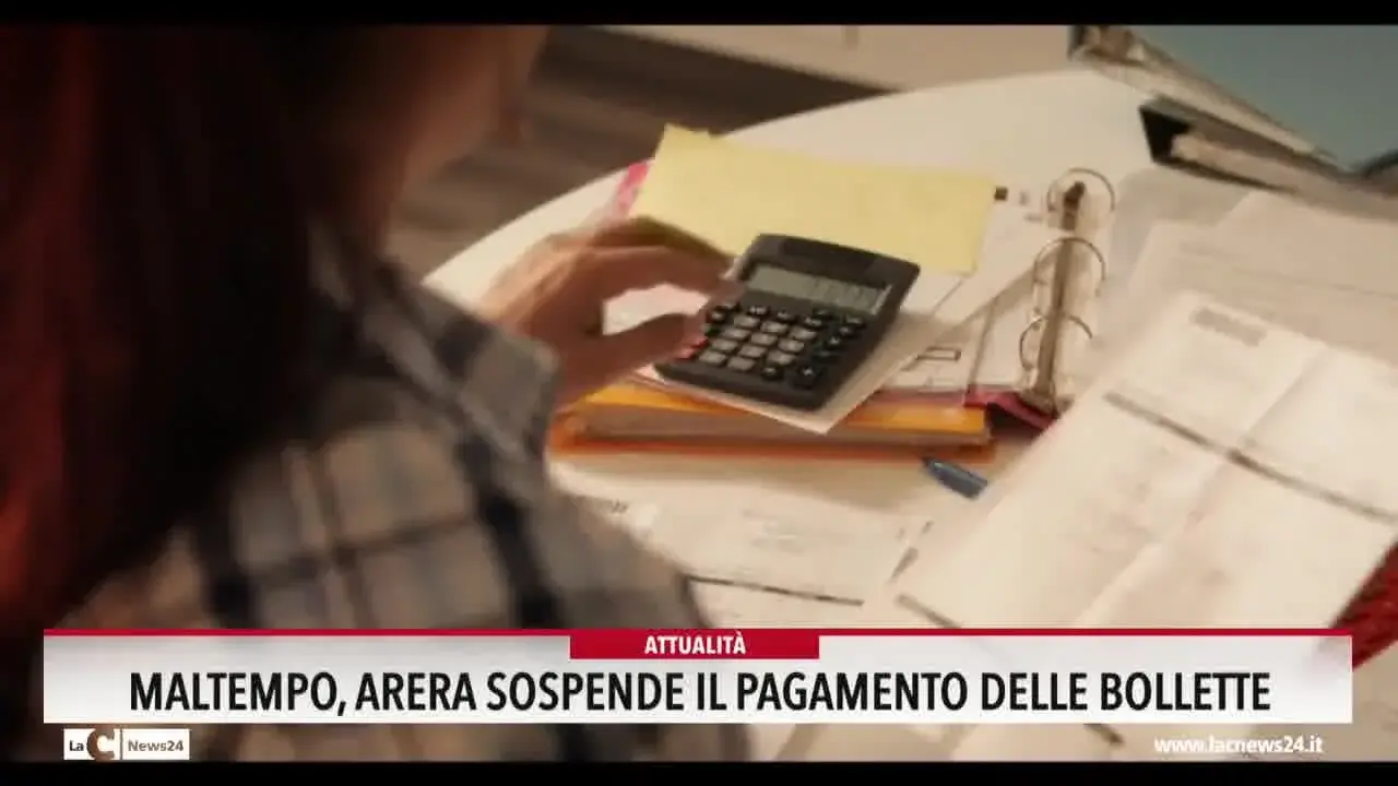 Maltempo, Arera sospende il pagamento delle bollette