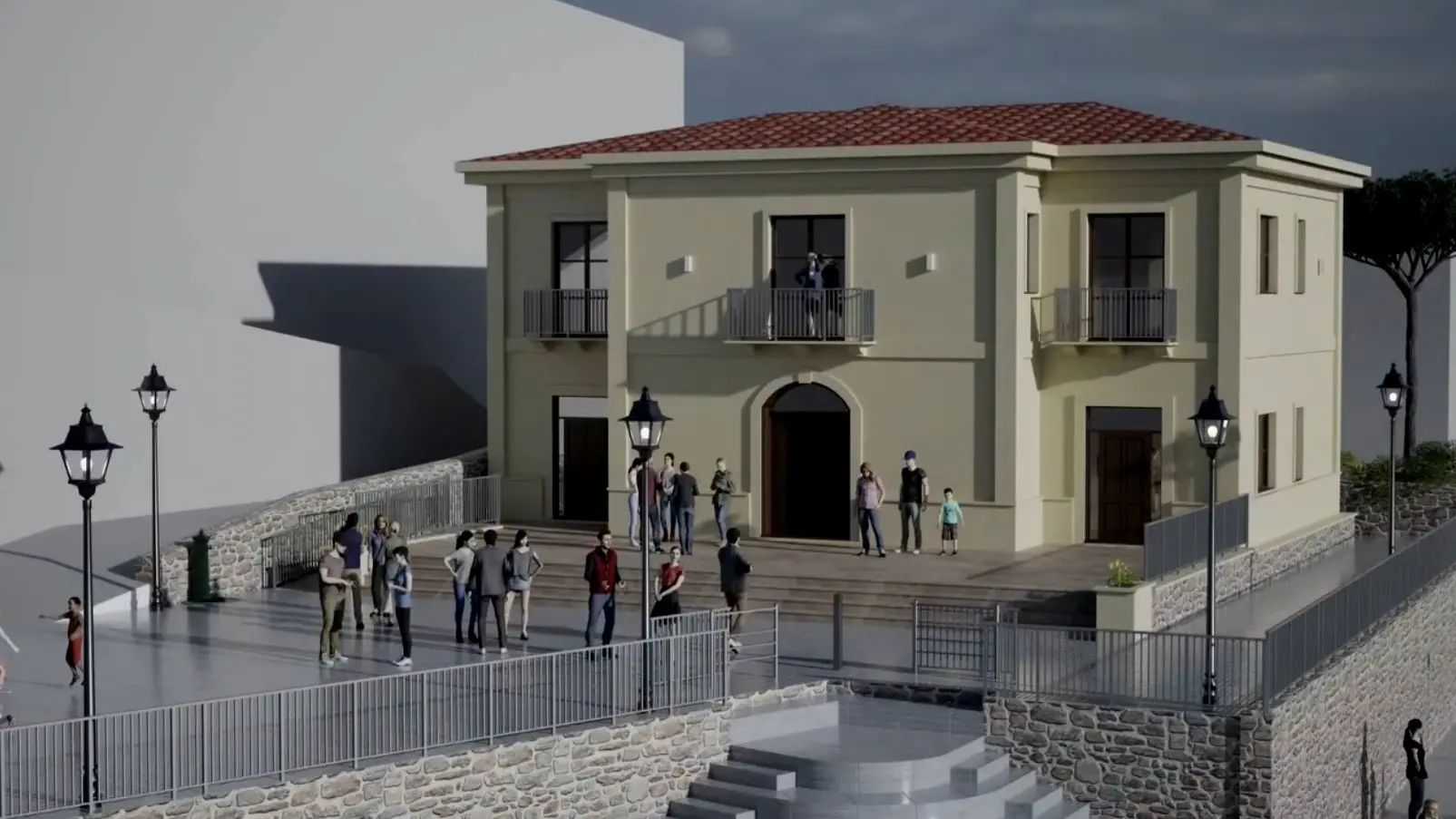 <p>Il progetto di riqualificazione del vecchio municipio di Monterosso Calabro</p>\\n