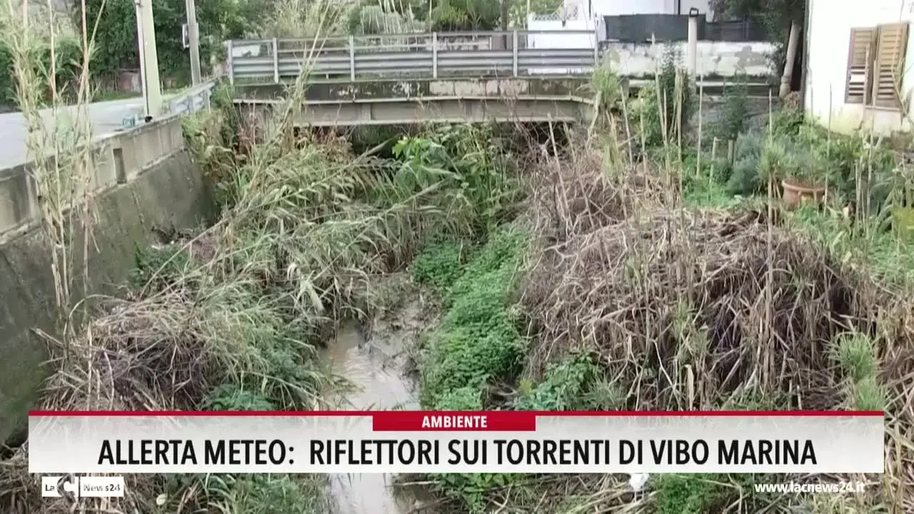 Allerta meteo: riflettori sui torrenti di Vibo Marina