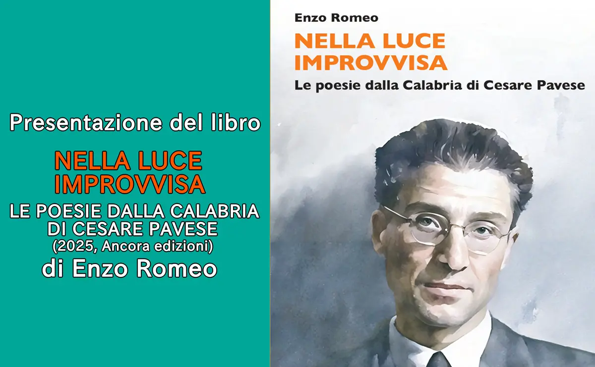 “Nella luce improvvisa”,\u00A0a Siderno la prima presentazione del nuovo libro di Enzo Romeo\n