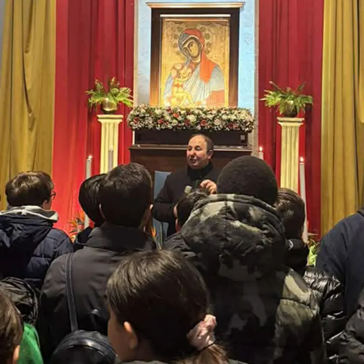 L’IC “Spirito Santo” in visita alla Madonna del Pilerio: fede, storia e comunità nel cuore di Cosenza\n