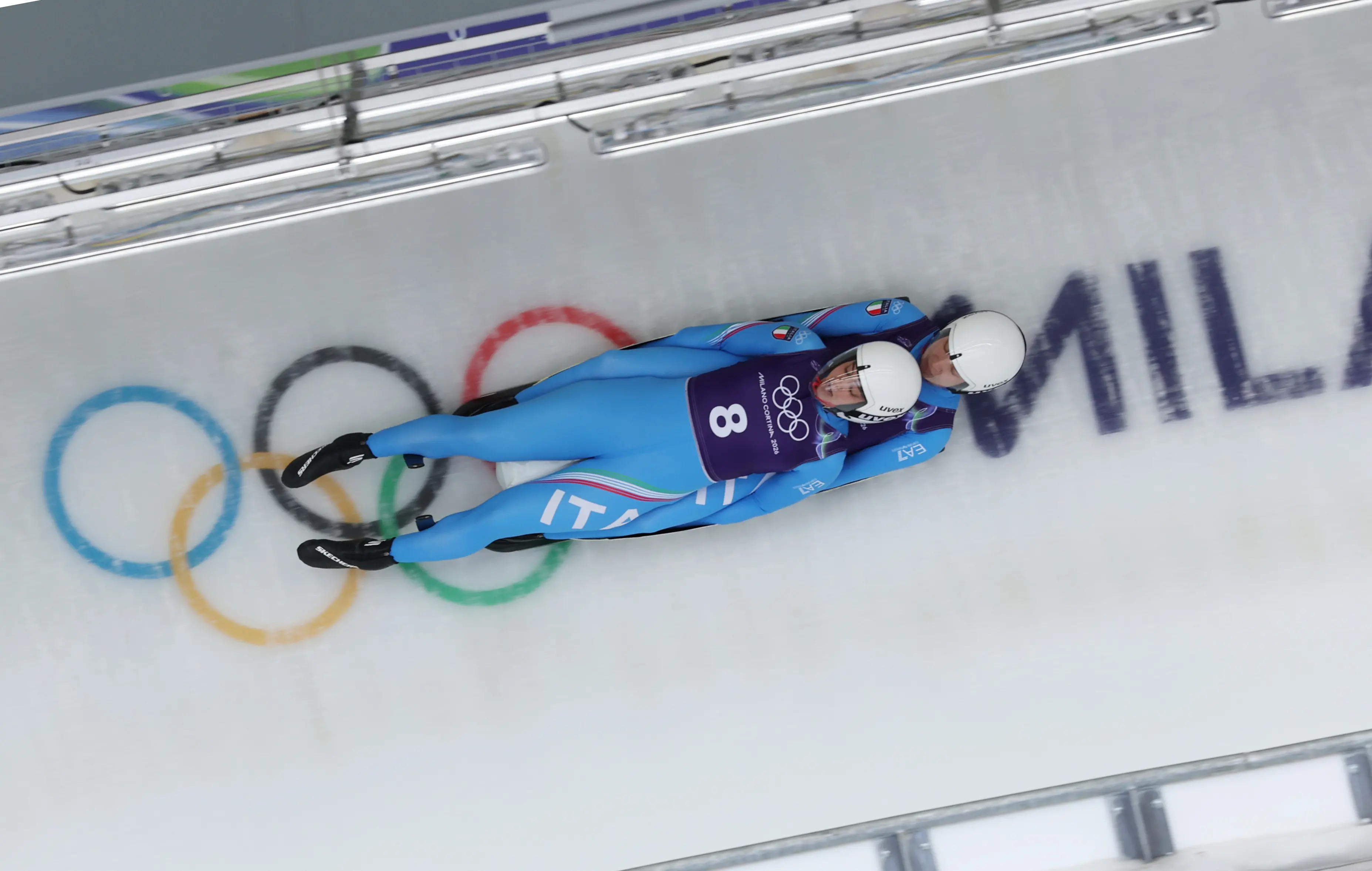 Olimpiadi, slittino d’oro per l’Italia: Voetter e Oberhofer prime nel doppio femminile\n