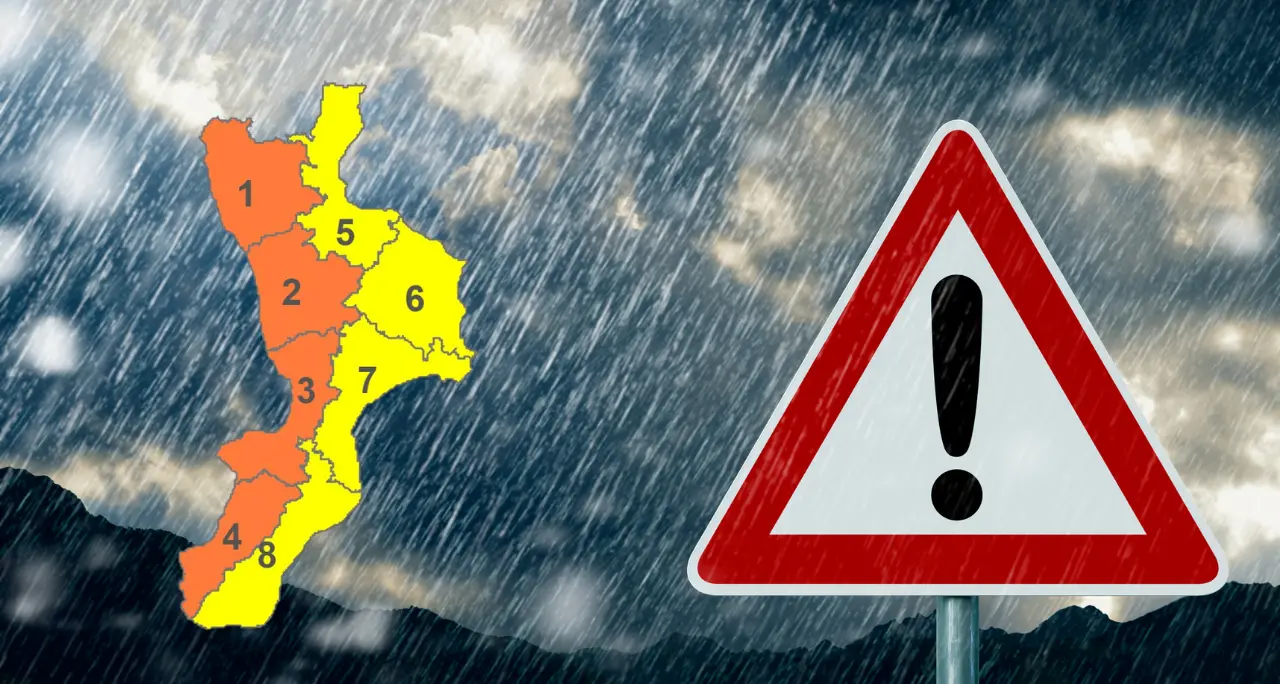 Maltempo, nel Vibonese allerta arancione anche domani con molti Comuni che chiuderanno le scuole\n