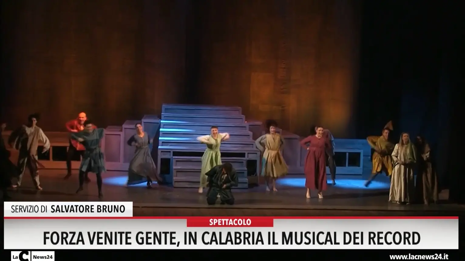 Forza venite gente: in Calabria il musical dei record