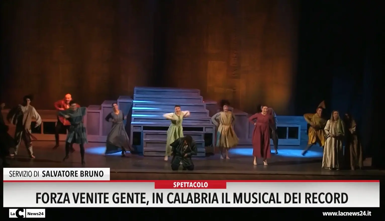 Forza venite gente: in Calabria il musical dei record