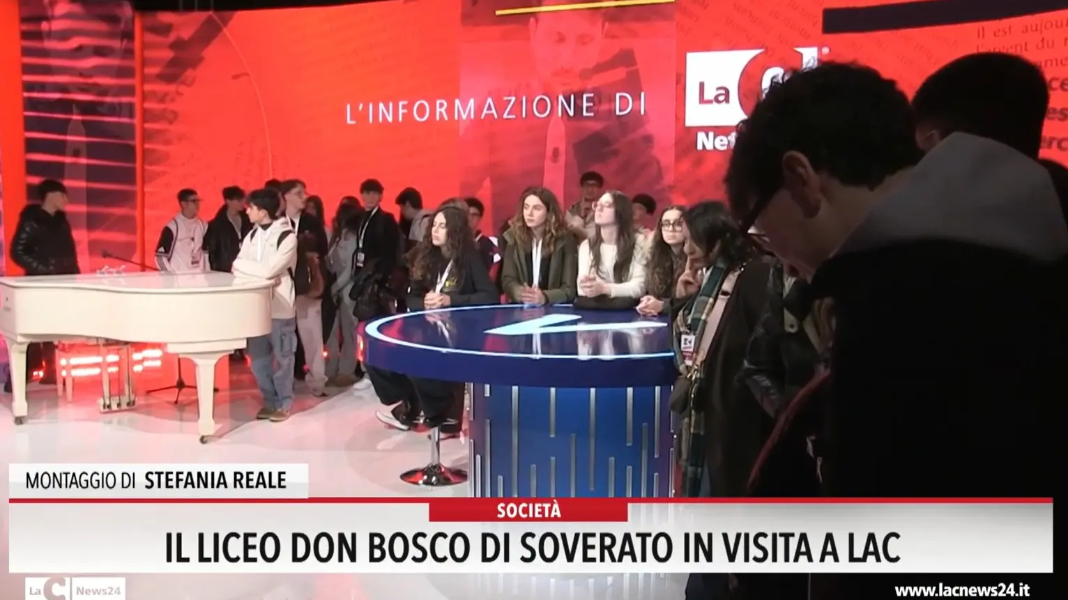 Il liceo don Bosco di Soverato in visita a Lac