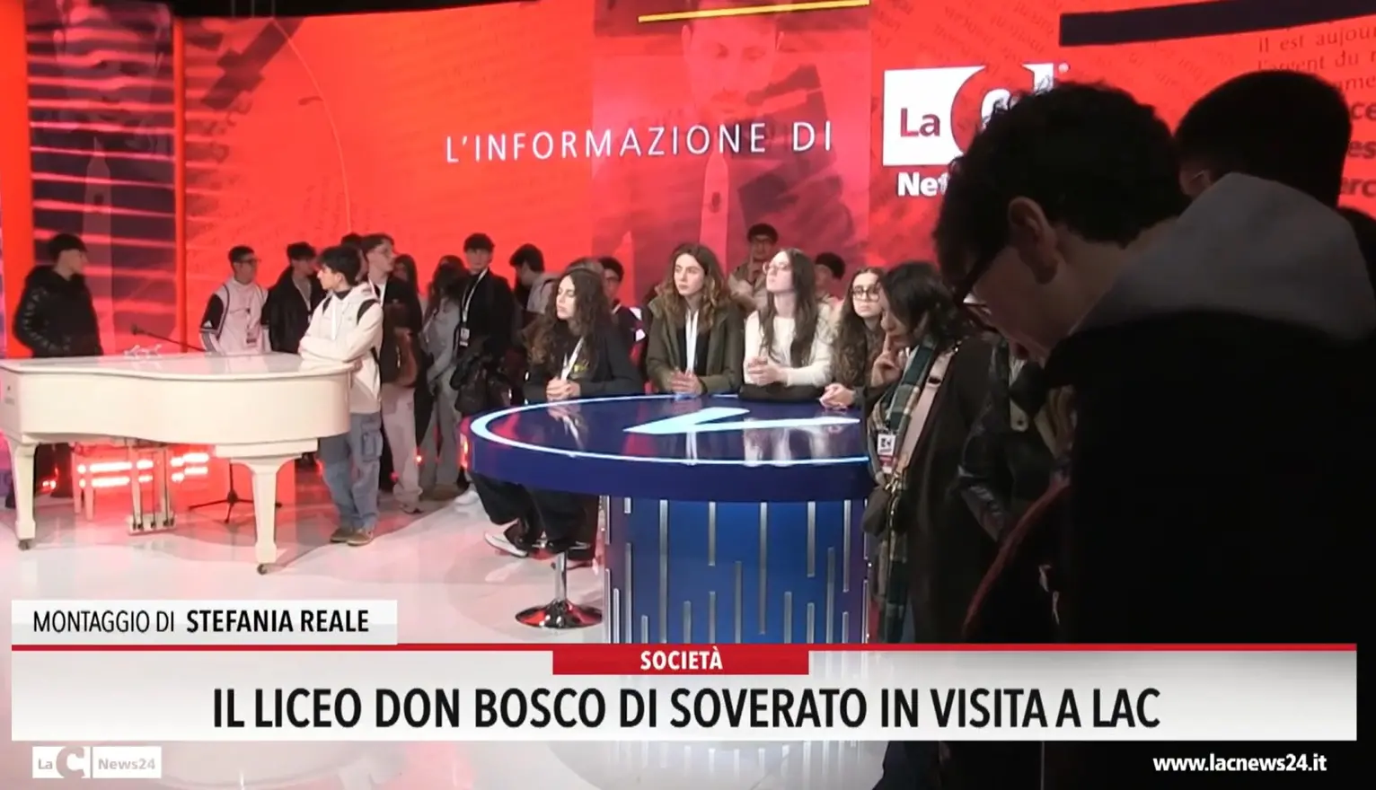 Il liceo don Bosco di Soverato in visita a Lac