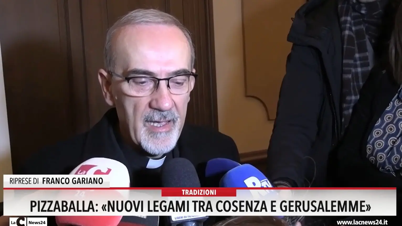 Pizzaballa: «Nuovi legami tra Cosenza e Gerusalemme»