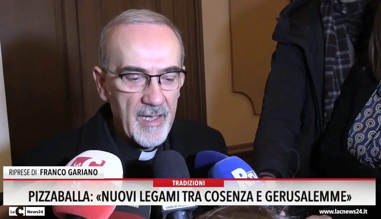 Pizzaballa: «Nuovi legami tra Cosenza e Gerusalemme»