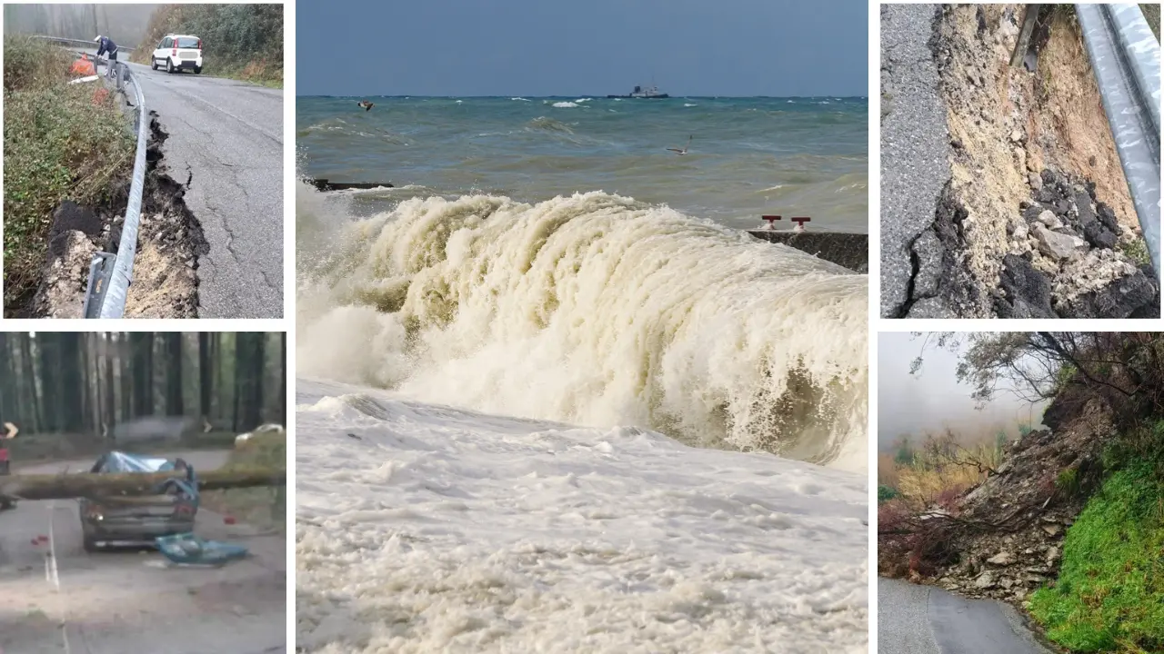 Il ciclone Nils si abbatte sulla Calabria, temporali e venti di burrasca provocano disagi e frane: è allerta – LIVE\n