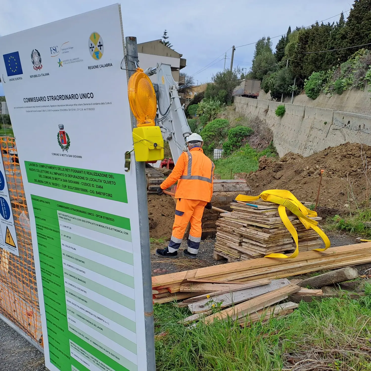 Depurazione, luce verde al cantiere di Motta San Giovanni: lavori da oltre 5 milioni per uscire dall’infrazione Ue\n