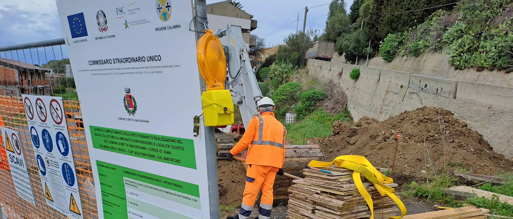 Depurazione, luce verde al cantiere di Motta San Giovanni: lavori da oltre 5 milioni per uscire dall’infrazione Ue\n