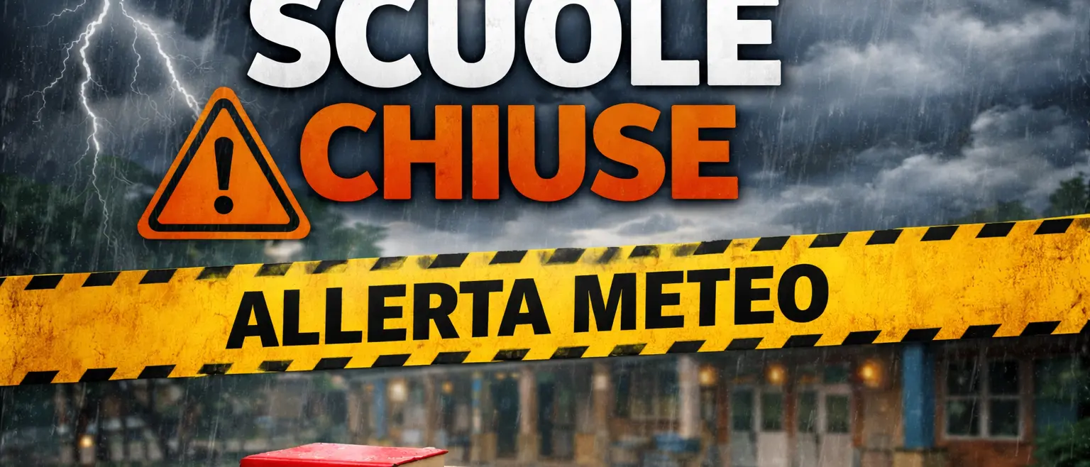 Allerta meteo, scuole chiuse a Reggio Calabria: stop alle lezioni per domani