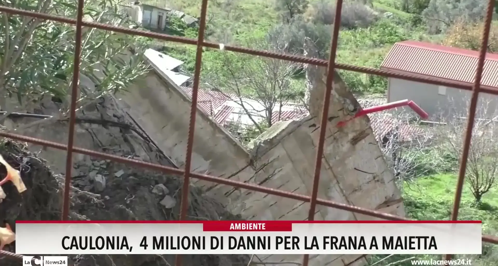 Caulonia, 4 milioni di danni per la frana a Maietta