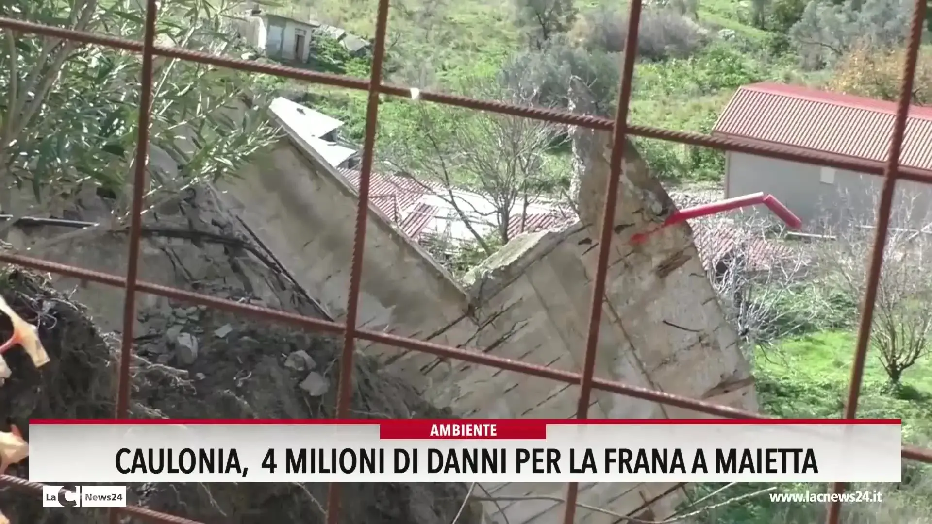 Caulonia, 4 milioni di danni per la frana a Maietta