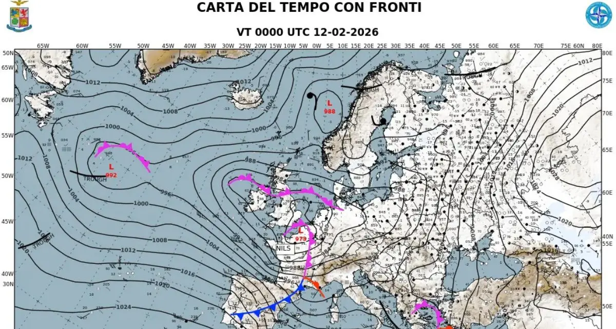 Ciclone Nils sulla Calabria: perché prima si parlava di Ulrike\n