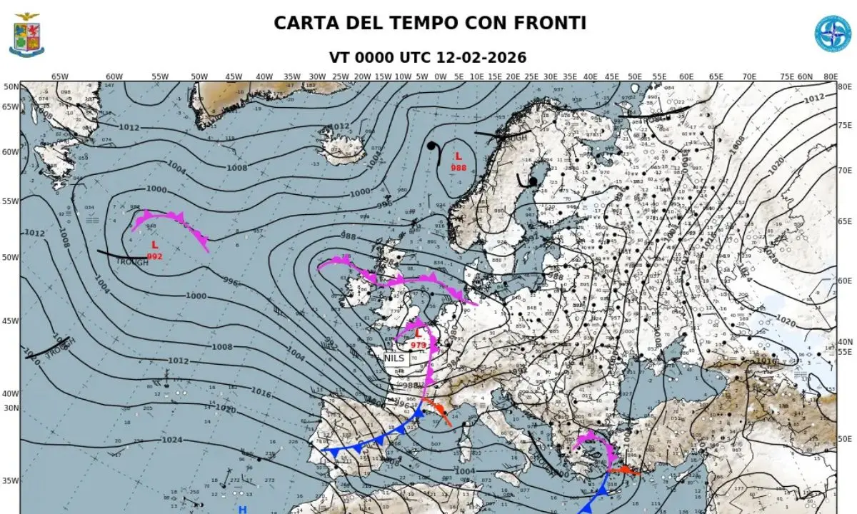 Ciclone Nils sulla Calabria: perché prima si parlava di Ulrike\n