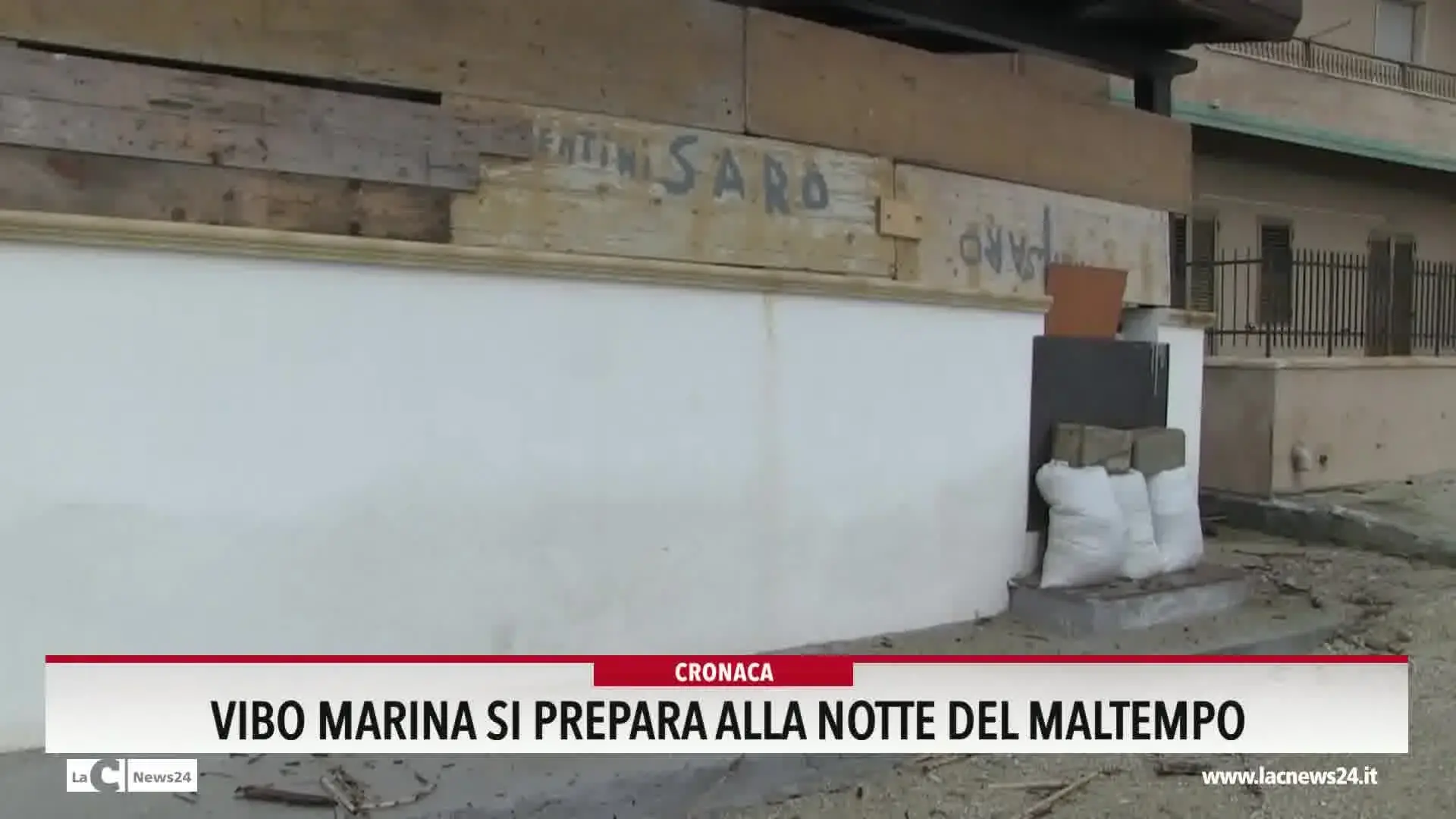 Vibo Marina si prepara alla notte del maltempo