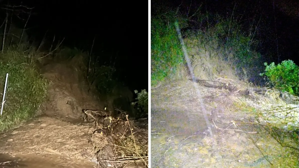 Frana sulla SP70 tra Scigliano e Savuto: strada chiusa\n