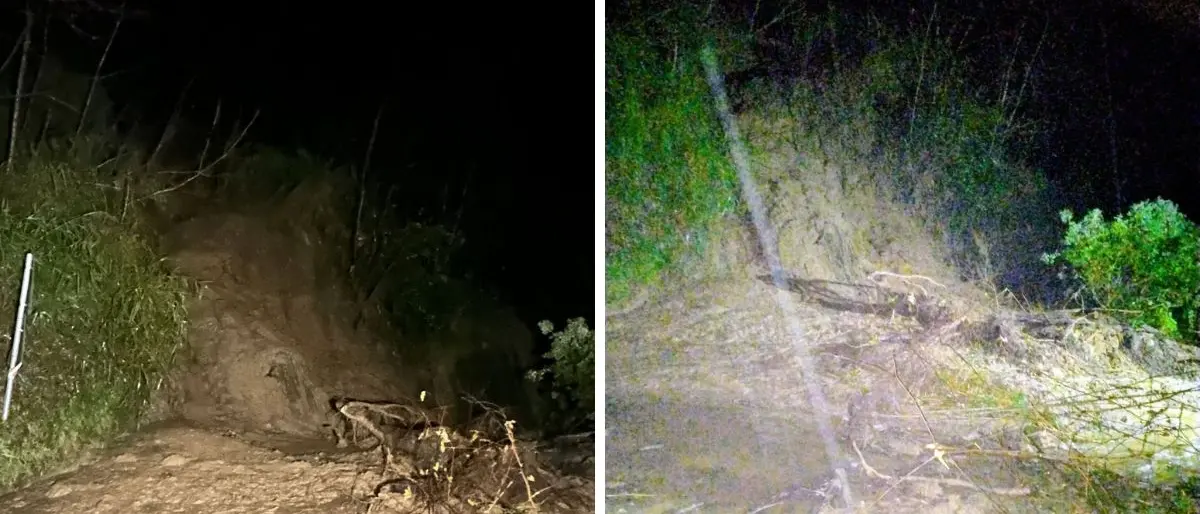 Frana sulla SP70 tra Scigliano e Savuto: strada chiusa\n