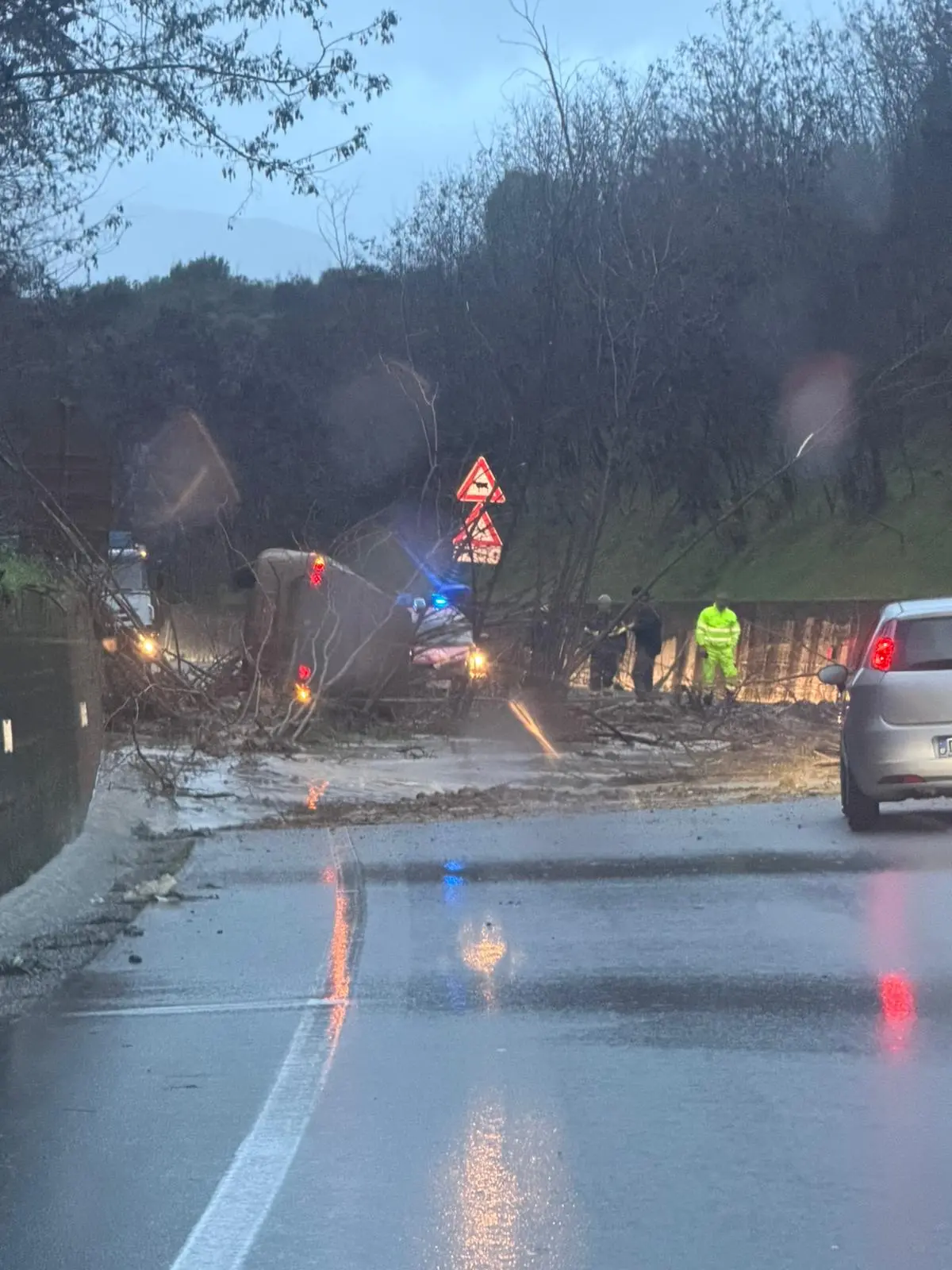 Il maltempo divora (ancora) la Calabria, frane e allagamenti sulle strade: diversi i tratti chiusi al traffico\n