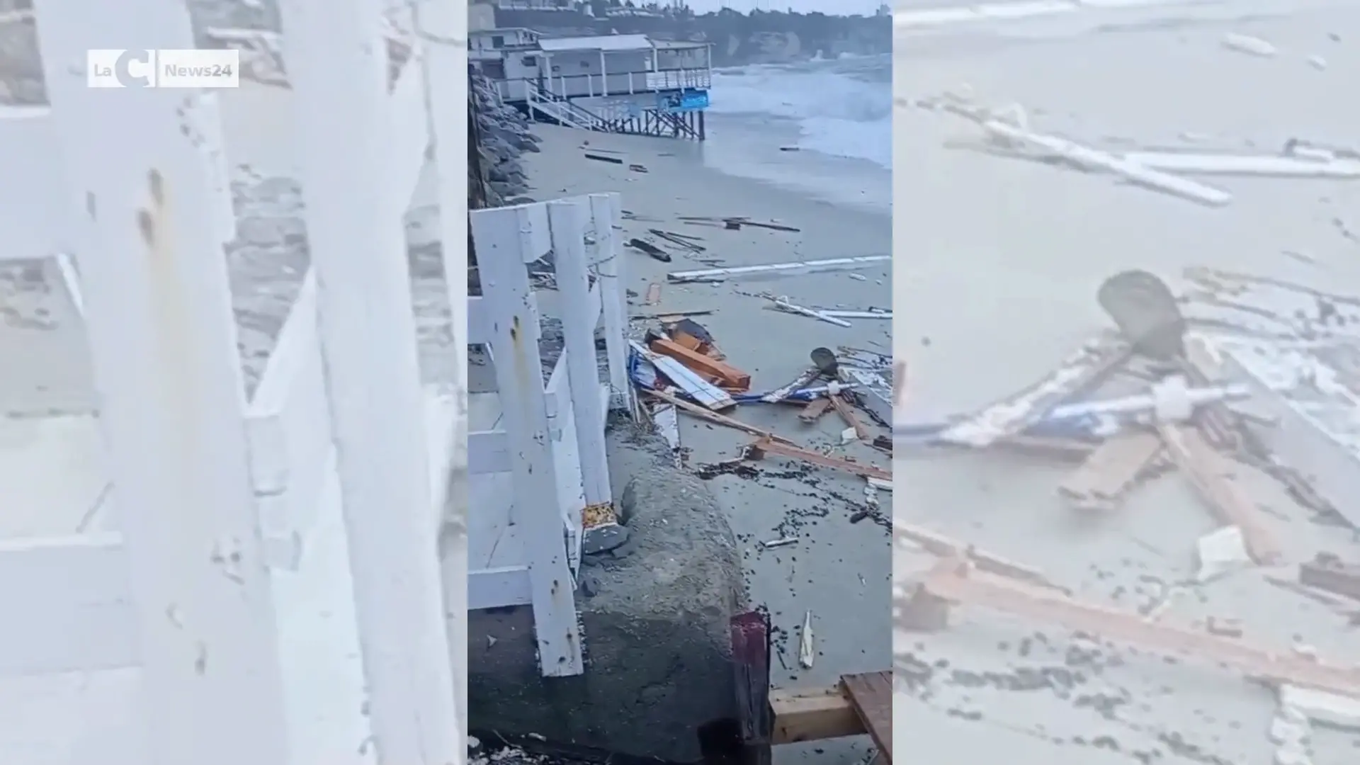 Maltempo e mareggiate a Tropea