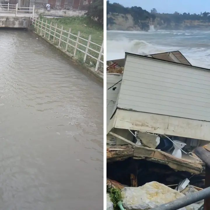 Maltempo nel Vibonese, costa flagellata dalle mareggiate ma l’impatto del ciclone non è stato distruttivo\n