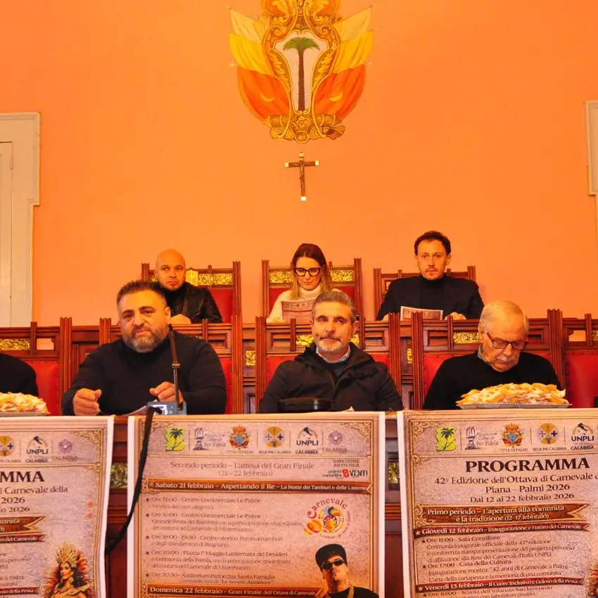 Inaugurata la 42ª Ottava di Carnevale della Piana – Palmi 2026\n