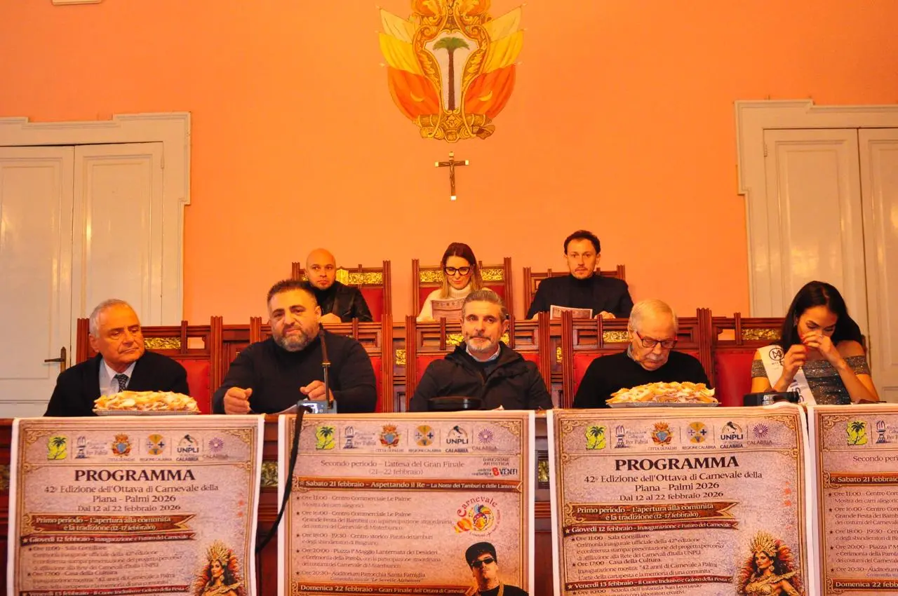 Inaugurata la 42ª Ottava di Carnevale della Piana – Palmi 2026\n