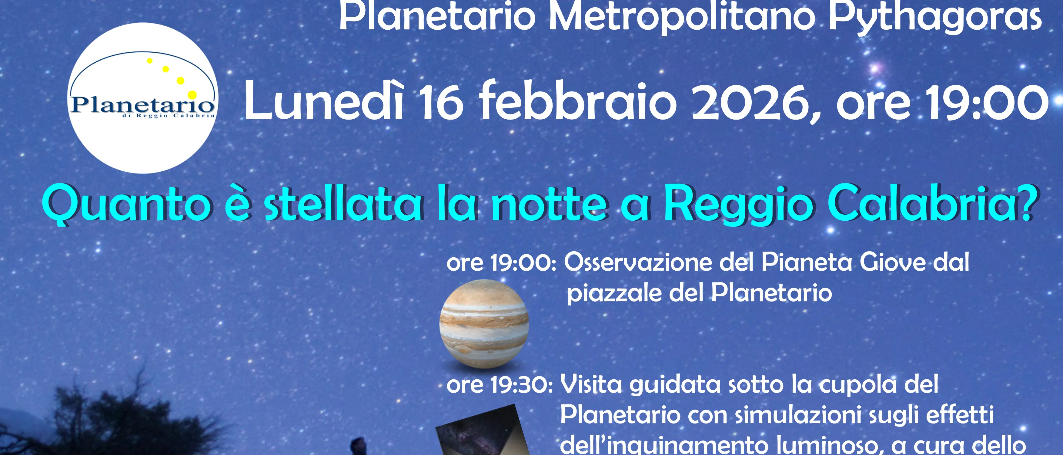Reggio, il 16 febbraio\u00A0“M’Illumino di Meno” al Planetario Pythagoras\n