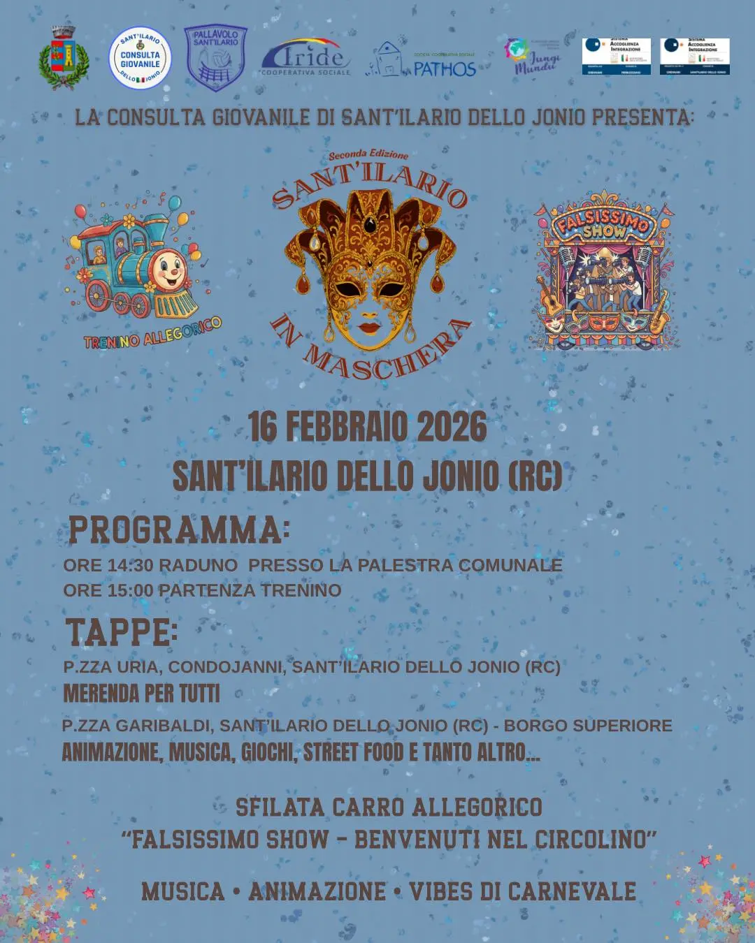 Sant’Ilario dello Ionio, al centro del Carnevale 2026 il carro allegorico “Falsissimo show”\n